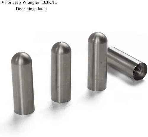 Vista 3 de Voodonala Para Jeep 07-25 Pernos de bisagra de puerta, guías forros, kits antipolvo a prueba de polvo para Jeep Wrangler JK JKU JL JLU Sports Sahara