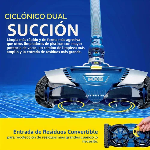 Vista 4 de Zodiac MX8 limpiador de succión lateral
