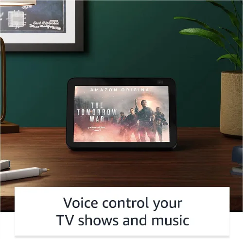 Vista 4 de [Usado] Nuevo Echo Show 8 (2da generación, edición 2021) - Pantalla HD inteligente con Alexa y cámara de 13 MP - Carbón