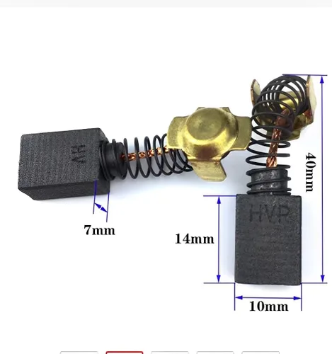 Vista 2 de 4pcs N398321 Kit de reemplazo de cepillo de carbono para DEWALT DWP849X DWP849 N398327 N103592 N08840