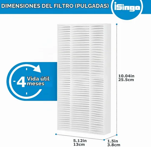Vista 5 de Filtro de repuesto FRF102B para purificador de aire Febreze, paquete de 2