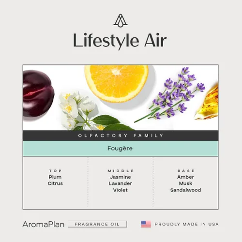 Vista 2 de AromaPlan Aromas de Hotel Estilo de Vida Aire 16 Fl Oz (473ml), Aceite de Aroma y Difusor de Hotel de Lujo para el Hogar - Aceite de Difusor