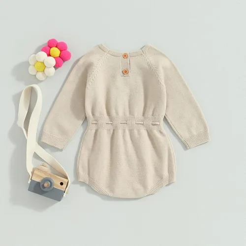 Vista 18 de ZAXARRA Suéter de bebé niña mameluco suéter de punto bordado flor sudadera mameluco ropa de otoño infantil