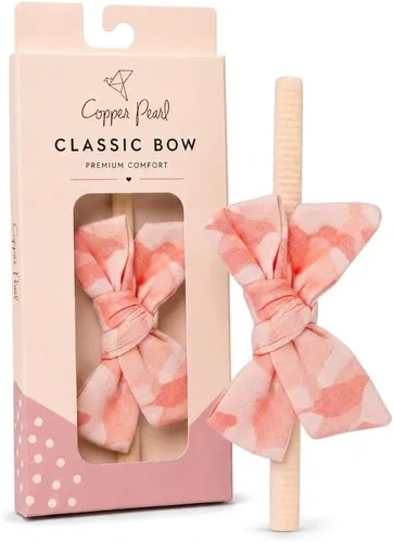 Vista 13 de Copper Pearl Classic Baby Bow Headbands - Limited Collection