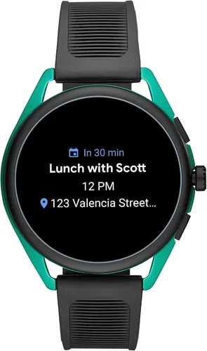 Vista 6 de Emporio Armani - Smartwatch 3 con tecnología Wear OS de Google con altavoz frecuencia cardíaca GPS NFC y notificaciones de celular inteligente Negro