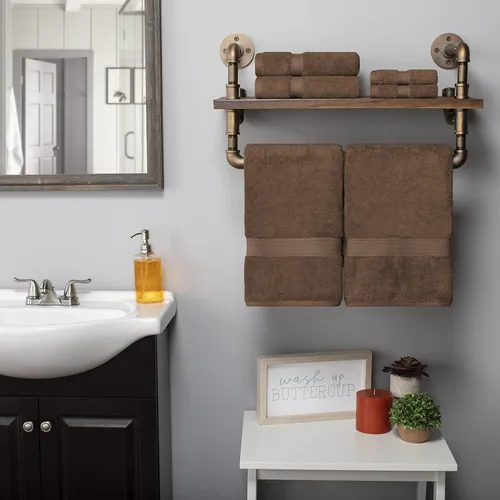 Vista 173 de BNM Toallas de Algodón Egipcio de Peso Pesado, Ideales para Baño, Ducha, Spa, Hotel, 800 GSM, Toallas Faciales/de Aseo, Toallas de Mano, Toallas