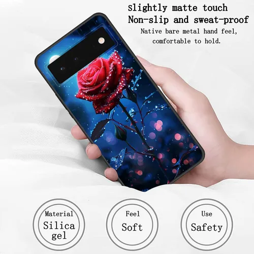Vista 94 de Funda delgada para Google Pixel 4 XL, funda delgada de silicona de TPU suave a prueba de golpes para Google Pixel 4 XL, astronauta Galaxy