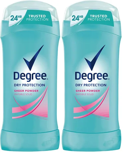 Vista 4 de DEGREE Sheer Powder - Desodorante antitranspirante en barra, azul, 2.6 onzas