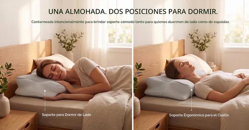 Vista 4 de Lunari Almohada cervical de mariposa, soporte de cuello de espuma