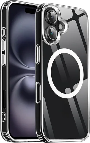 Vista 13 de Funda magnética para iPhone Air con protector de lente de cámara, protección grado militar de 10 pies, compatible con funda MagSafe Slim para iPhone