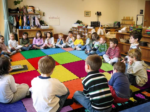 Vista 5 de OLEEK Large Classroom Rug Elementary 5x7 - (Washable) Classroom Rugs for Kids Room - Classroom Carpet Elementary - Kids playroom Rug 5 x 7
