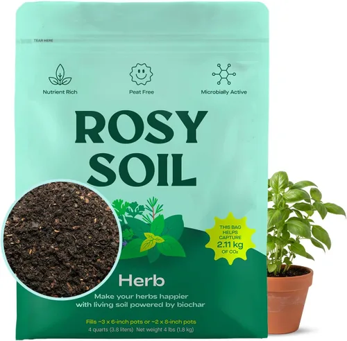 Vista 17 de Rosy Soil Plant Food, fertilizante orgánico para plantas de interior, 4 cuartos de galón Microbially Active Organic Indoor Plant Food, with