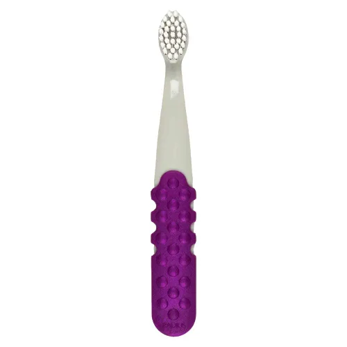 Vista 11 de RADIUS Totz Plus Brush - Cepillo de dientes para niños, sedoso, suave, sin BPA, aceptado por la ADA, diseñado para dientes delicados y encías