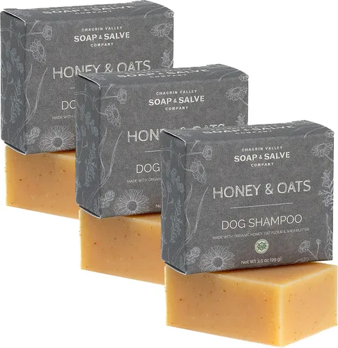 Vista 10 de Chagrin Valley Soap & Salve Champú y acondicionador orgánico certificado para perros, champú para perros que alivia la picazón en la piel