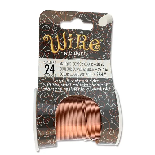 Vista 31 de The Beadsmith Copper Jewelry Wire Latón envejecido