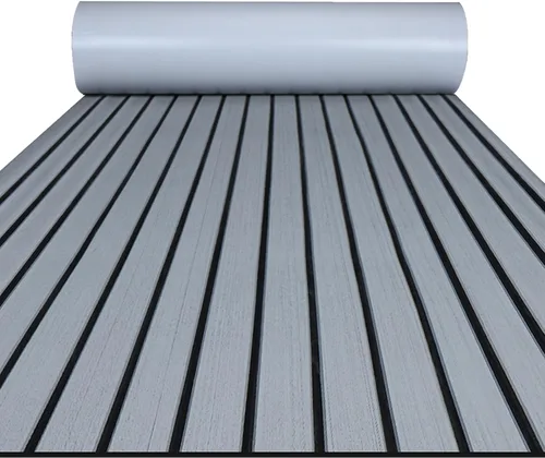 Vista 12 de FOCEAN Boat Flooring EVA Foam Boat Decking Faux Teak Marine Flooring Marine Mat Sheet for Motorboat Jon Boats Bass Boat RV Kayak, 94.5"x