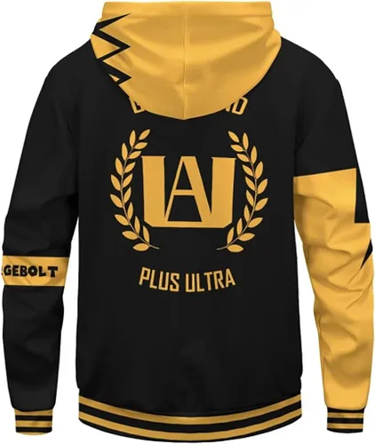 Vista 5 de My Hero - Sudadera con capucha para cosplay con estampado 3D de la Academia, S-3XL