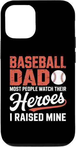 Vista 28 de Baseball Dad Most People Watch Their Heroes I Raised Mine Case for iPhone 16