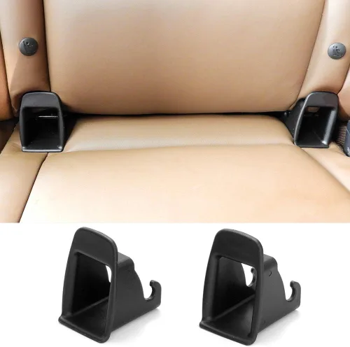 Vista 2 de Shkalacar ISOFIX - Guía de cierre de cinturón de interfaz, 2 piezas de hebilla de interfaz ISOFIX para asiento de automóvil, conector de soporte
