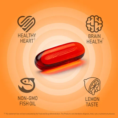 Vista 2 de NANOWELL Aceite de pescado Omega-3 rojo 1714 mg Omega 3 Suplemento