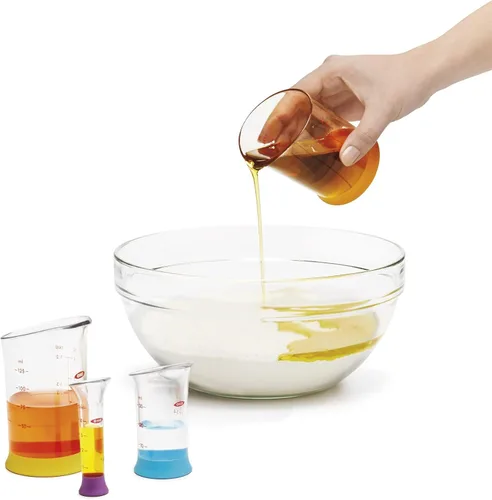 Vista 9 de OXO Good Grips - Juego de vasos medidores, 7 piezas, multicolor