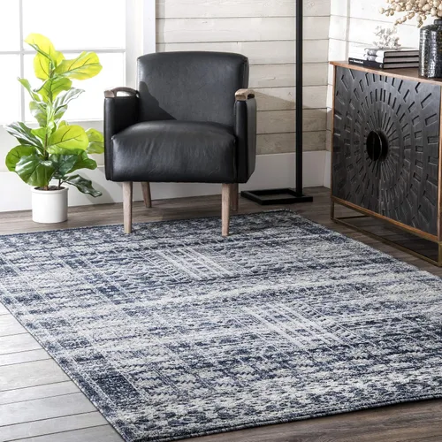 Vista 11 de nuLOOM Melina - Alfombra griega envejecida, 2 x 6 pies, gris