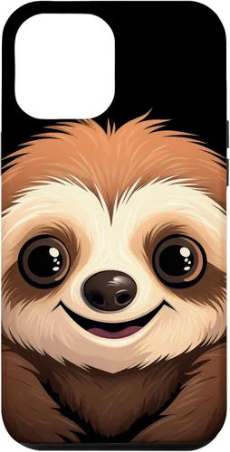 Vista 26 de Carcasa para iPhone 16 con cara de perezoso perezoso