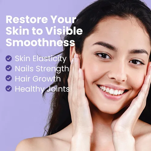 Vista 9 de Sanar Naturals Pastillas de colágeno con vitamina C, E - Apoya la salud del cabello, las uñas, la piel, las articulaciones y los huesos. Suplemento