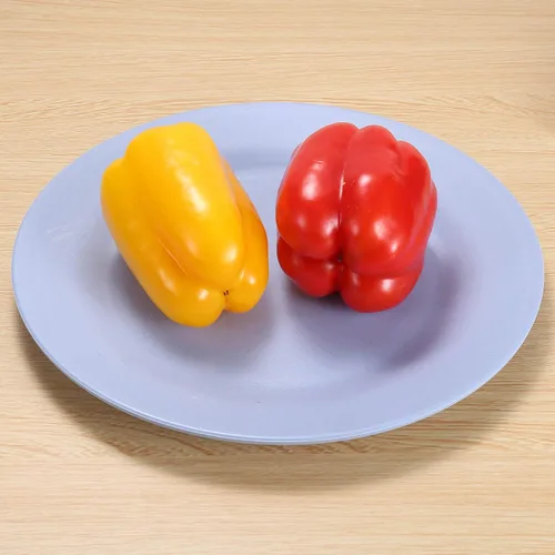 Vista 7 de 5 platos de paja de trigo de 11 pulgadas, platos reutilizables e irrompibles, aptos para lavavajillas y microondas, perfectos para platos de cena
