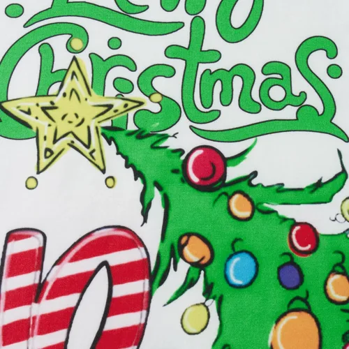 Vista 5 de WakeUple Pijamas de Navidad para la familia, conjuntos de pijamas de Navidad a juego 2023 a 2024, pijamas familiares de Navidad