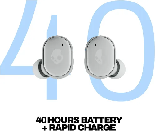 Vista 2 de Skullcandy Grind Auriculares Inalámbricos, Auriculares Bluetooth, Hasta 40 Horas de Batería, Ajuste de Aislamiento de Ruido, Micrófono para iPhone