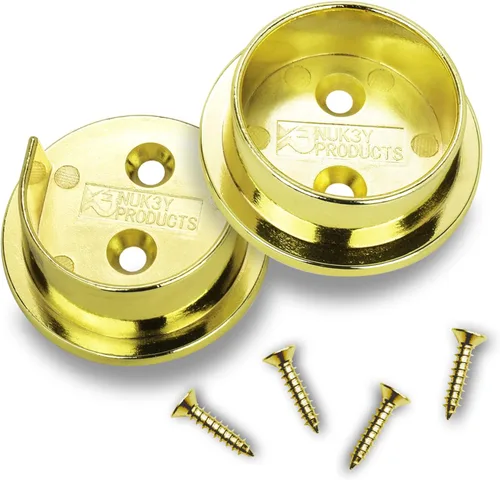 Vista 6 de Nuk3y - Juego de llaves de poste de acero de metal resistente de 1-1/2 pulgadas (negro mate)