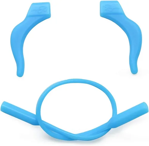 Vista 14 de 3 Sets Pack Kids Glasses Silicone Cord Ear Grips Children Eyeglasses Temple Locks with Head Band Strap Retainer