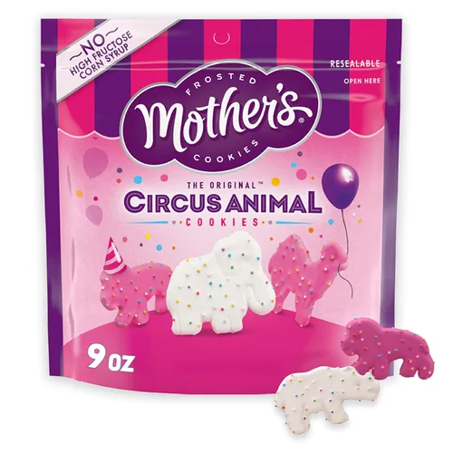 Vista 9 de Mother's Original Circus Animal Cookies, 1 bolsa resellable, 9 onzas (paquete de 12)