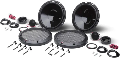 Vista 4 de Rockford Fosgate P165-SI Punch 6.5" Sistema de altavoces componentes de 2 vías con cruce oculto integrado (par) Con rango medio con rejillas