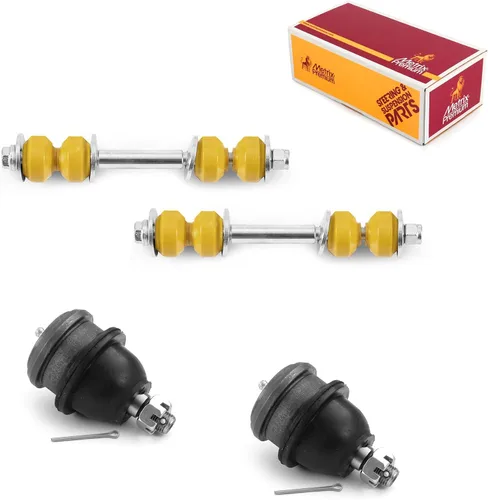 Vista 225 de Metrix Premium Chassis Parts - Juego de 4 piezas de articulación de rótula superior y barra estabilizadora delantera para Ford Ranger RWD 1998-2011