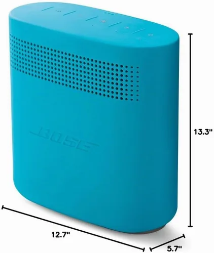 Vista 8 de Bose SoundLink Color II: Altavoz Bluetooth Portátil, Altavoz Inalámbrico con Micrófono - Azul Aqua