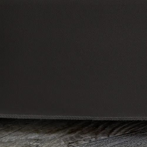 Vista 6 de Mantel rectangular de poliéster ajustable de 4 x 24 pulgadas, color negro, funda de mesa de boda prémium