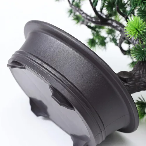 Vista 6 de Árbol bonsái de enebro artificial para decorar interiores para casa u oficina