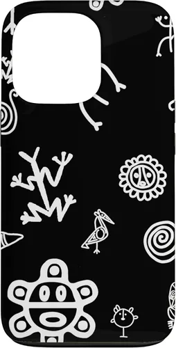 Vista 10 de Simbolos Tainos Tallados Indios de Puerto Rico Boricua Pride - Carcasa para iPhone 17