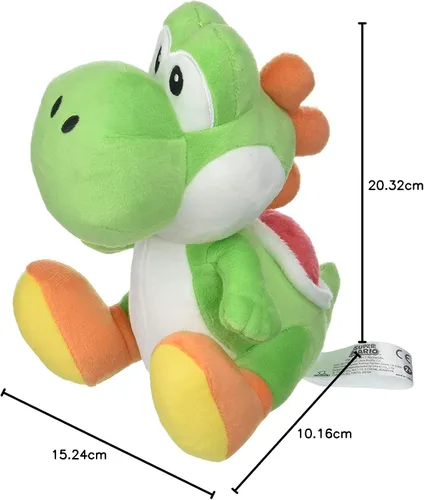 Vista 5 de Little Buddy Super Mario All Star Collection 1416 Yoshi - Peluche de peluche, 8 pulgadas, multicolor