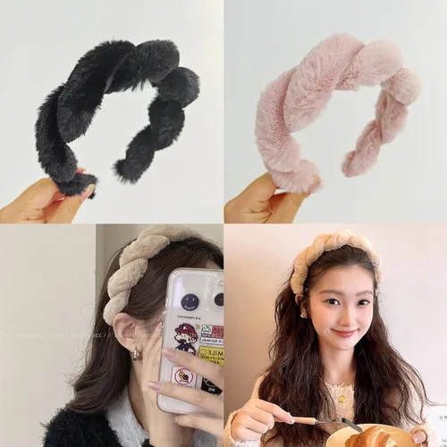 Vista 3 de Diadema para lavar la cara, diademas faciales de spa, suave y bonita banda para el cabello para el cuidado de la piel, maquillaje, para mujeres