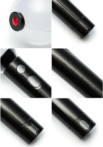 Vista 6 de Sayzer BTS Lightstick Edición especial oficial con 7 tarjetas fotográficas Kpop Merchandise