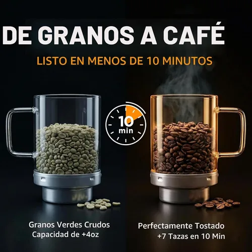 Vista 2 de SR540 Tostador Automático de Granos de Café Tueste Café en Casa Ajustes de Calor Variables Control de Ventilador de Convección Pantalla