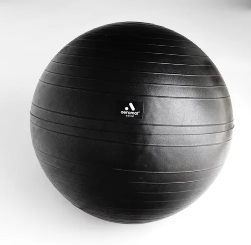 Vista 7 de ECO-WISE Aeromat - Pelota de fitness (25.6 in), color negro