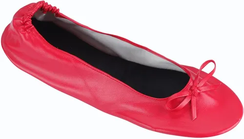 Vista 2 de Unalakleet Plegable Blallet Flat- Roll Up Slipper Pouch Zapatos de boda de las mujeres