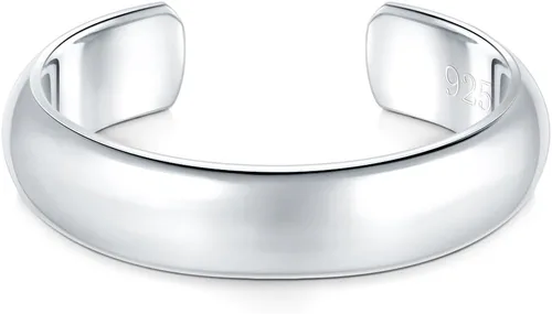 Vista 7 de BoRuo aro para el dedo del pie de plata de ley 925, anillo ajustable hipoalergénico de 2-4 mm