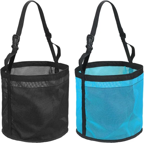 Vista 19 de Bolsa de alimentación para caballo, bozal de caballo con correa ajustable, malla de nailon, impermeable, bolsa para caballos de grano inferior Negro