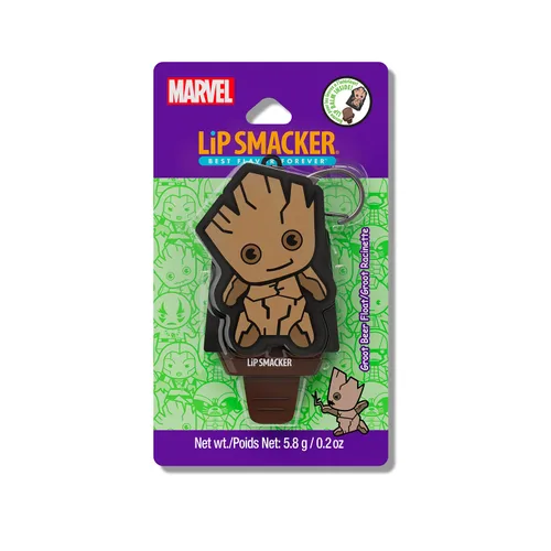 Vista 8 de Lip Smacker Marvel Black Panther Bálsamo Labial Saborizado en Llavero, Sabor Mandarina (Paquete de 2)