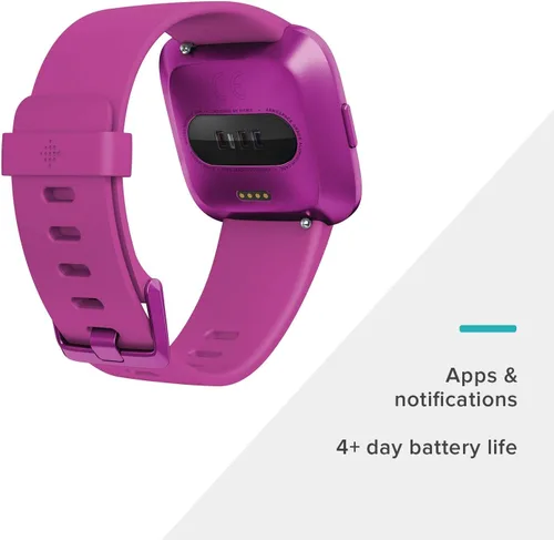 Vista 4 de Fitbit Versa Lite Edition Smart Watch, talla única (bandas S y L incluidas), 1 unidad